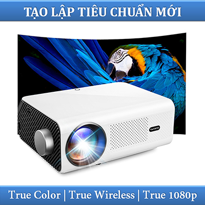 Máy chiếu mini Vankyo 495W Full-HD 1080p Wifi - Máy chiếu thế hệ mới Tạo lập tiêu chuẩn mới